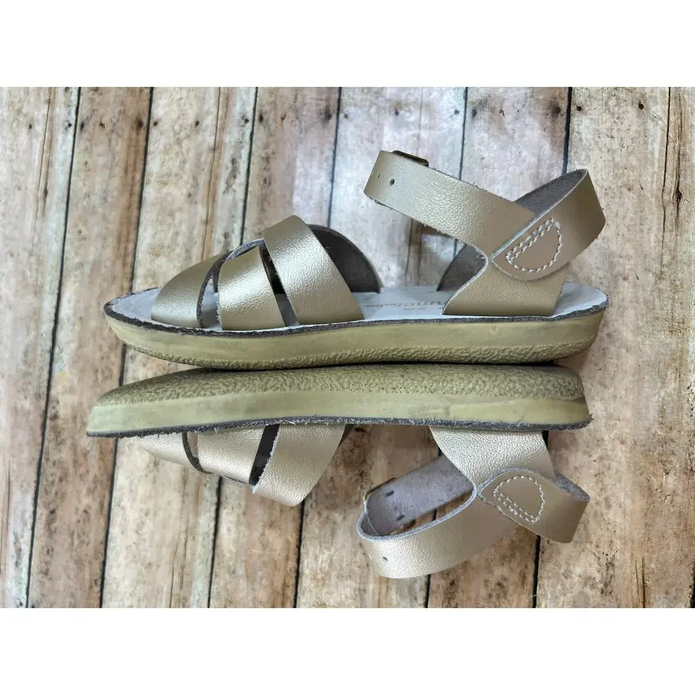Salt-water Sun San Swimmer Gold Size 10